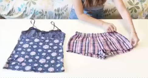 台湾姑娘的叠衣服神技！太太太……实用了！(图)