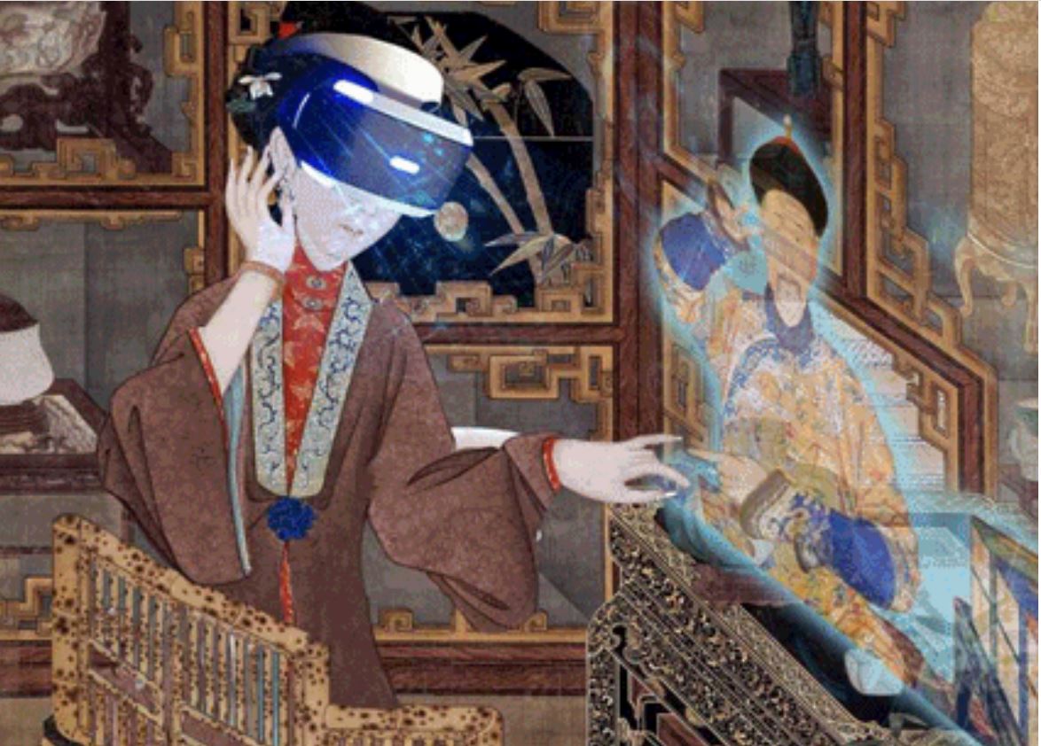 过上现代生活 故宫里的美人又调皮了！(组图)