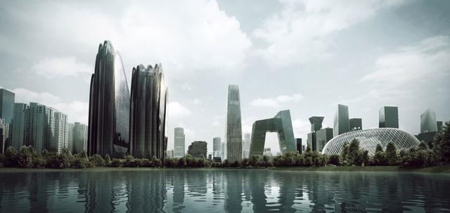 北京“神秘黑色大楼”：最后一座异形地标建筑(组图)