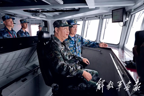 习近平南海海上阅兵多幅照片首次公开(组图)