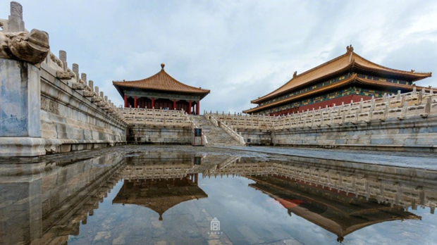 北京暴雨多地积水 故宫靠“千龙吐水”避免”看海”(图)