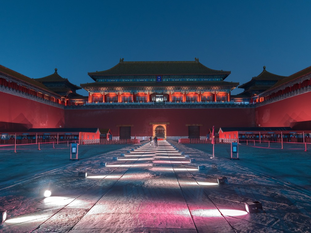 故宫首开夜场一票难求 紫禁城夜景太美了!(组图)