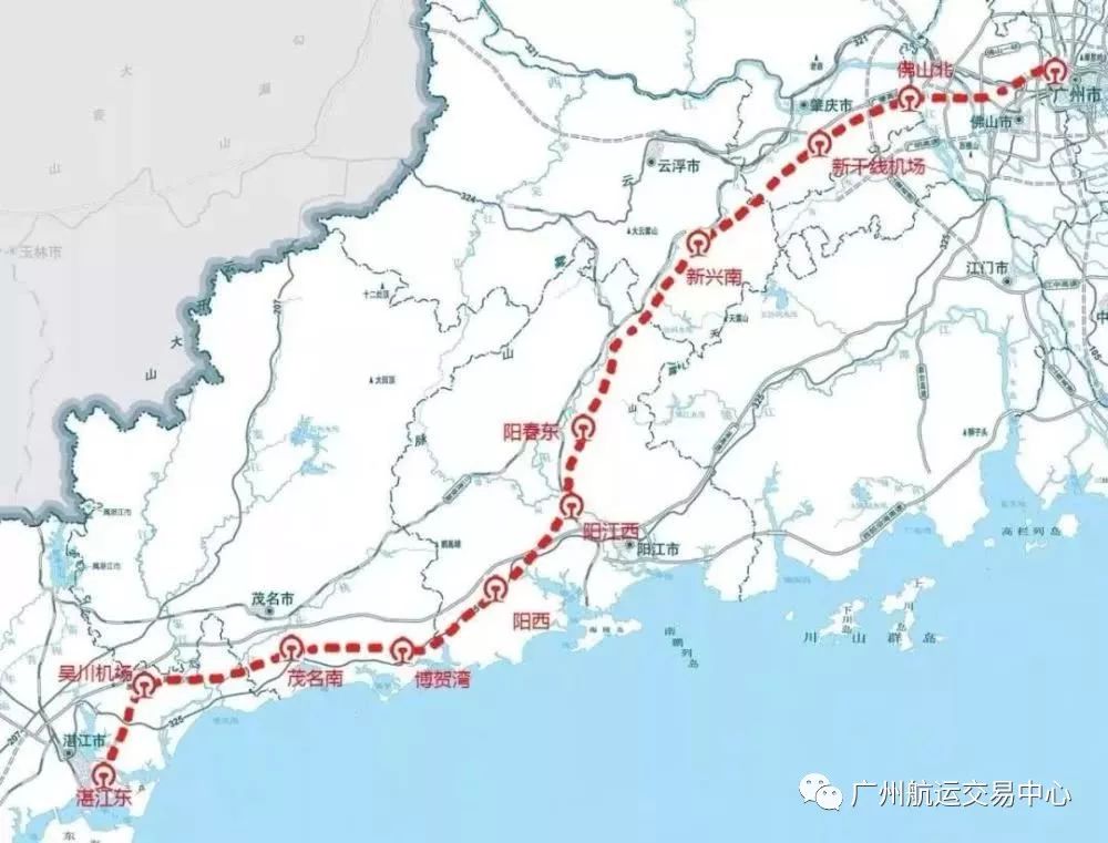 广(州)湛(江)铁路正式开工 时速350公里