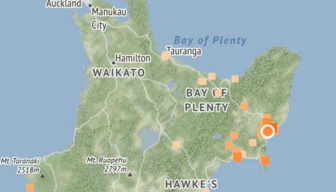 突发：新西兰北岛吉斯伯恩发生4.2级地震