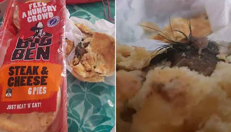 知名馅饼品牌BIG BEN吃出一大撮头发