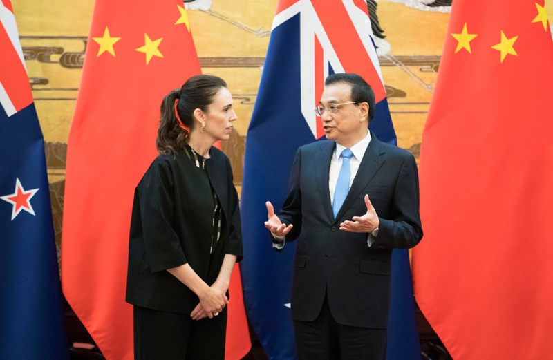 滚动报道：中国与新西兰宣布结束自由贸易协定升级谈判