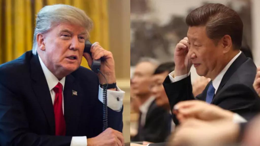 习近平应约同美国总统特朗普通电话