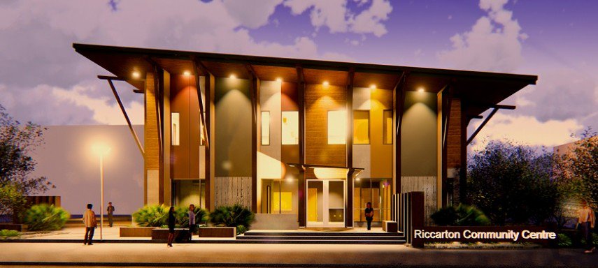 基督城Riccarton区新建社区中心大楼今天落成启用