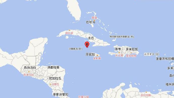 快讯：牙买加、古巴地区海域发生7.7级大地震