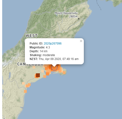 快讯：基督城发生4.3级地震