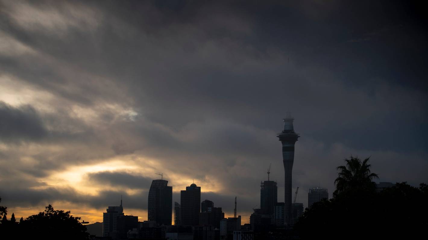 奥克兰经历连夜降雨