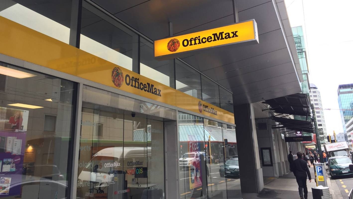 OfficeMax宣布关闭新西兰所有零售店