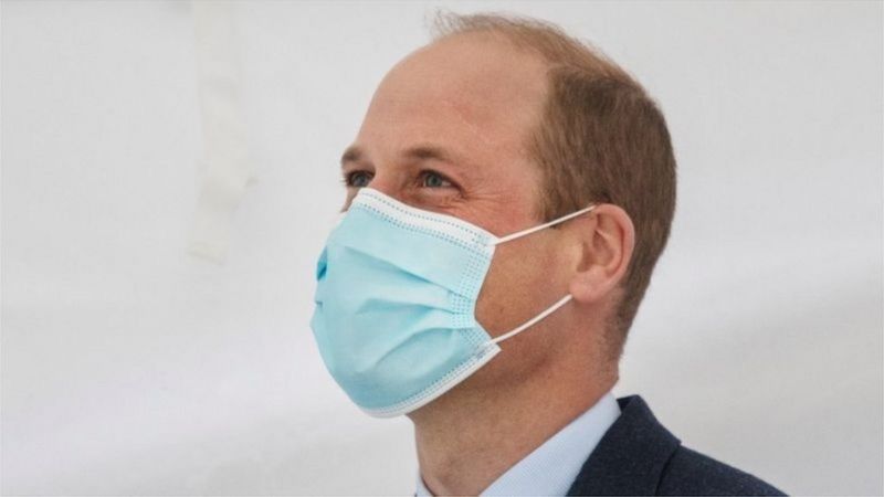 威廉王子今年四月曾确诊感染新冠病毒