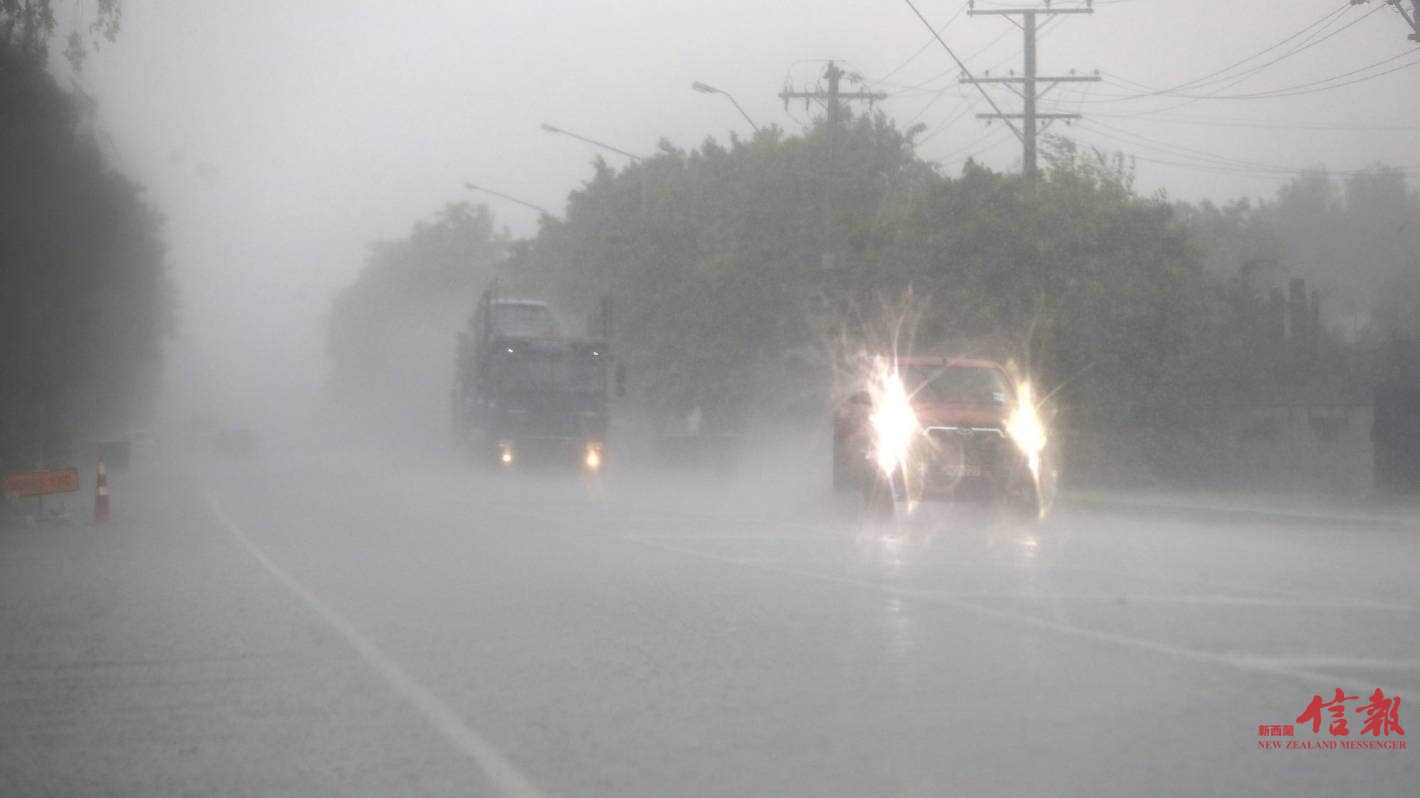 恶劣天气： 本周末全国大部有降雨，基督城伴有强风