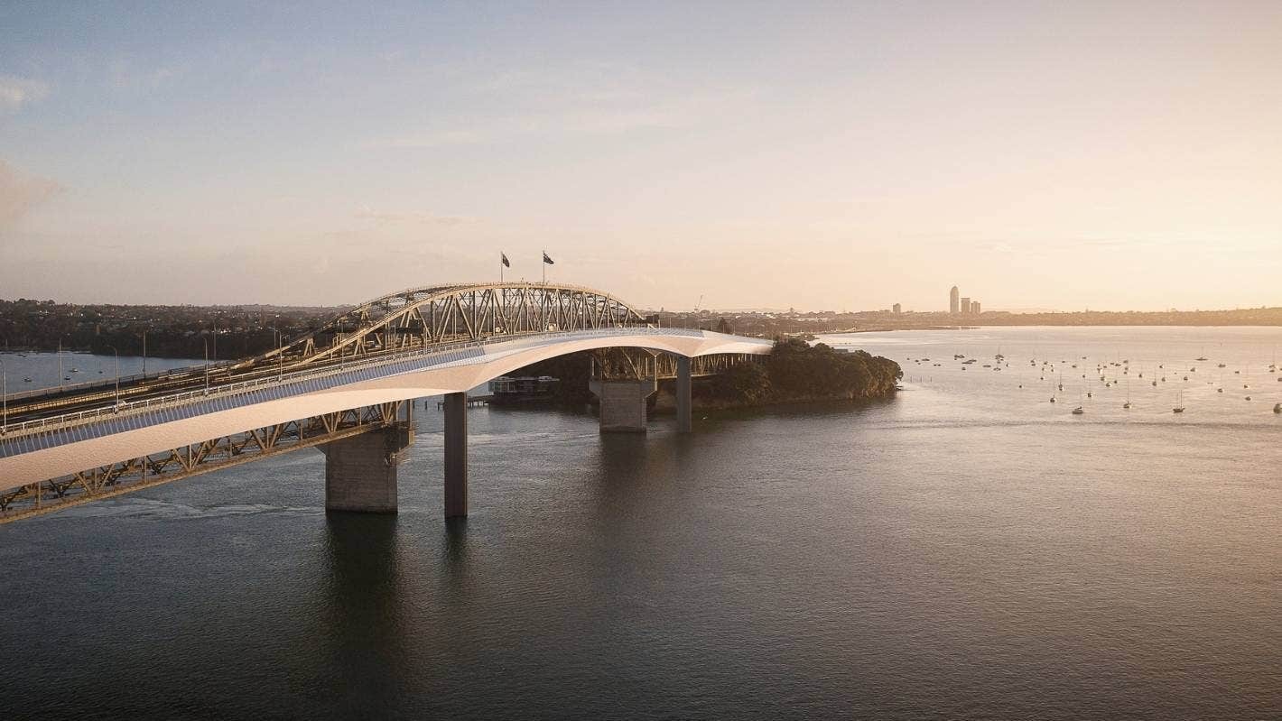 尽管遭遇反对，新西兰政府仍投巨资再建奥克兰跨海大桥，只给自行车和行人用