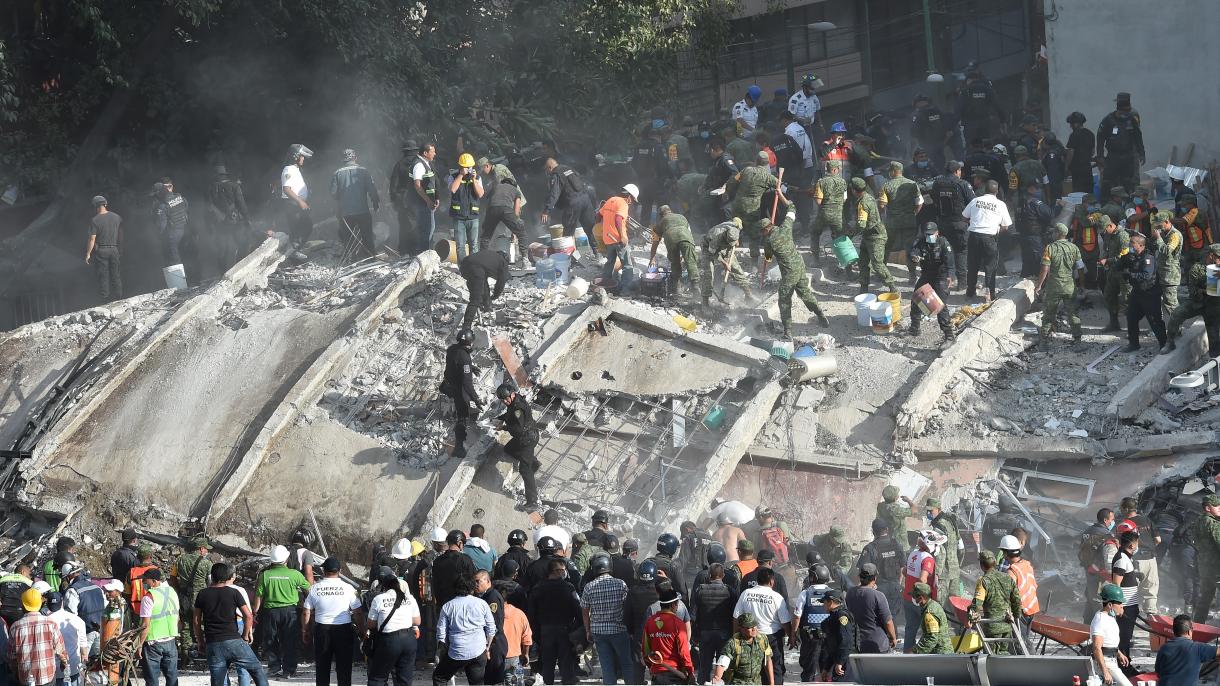 墨西哥南部发生7.1级地震
