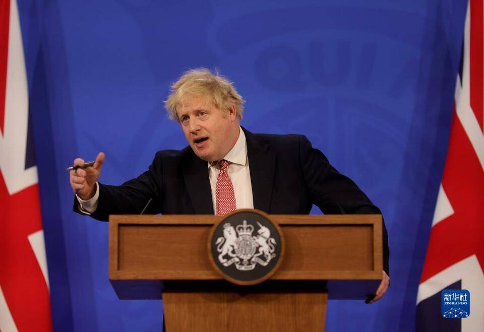 英国首相宣布将取消英格兰所有新冠限制措施