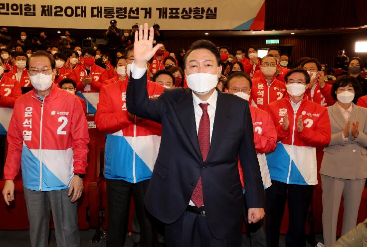 尹锡悦在韩国总统选举中获胜