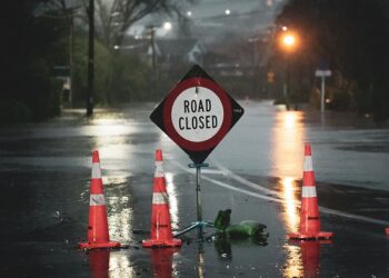 大雨致多地淹水 基督城市议会发出提醒
