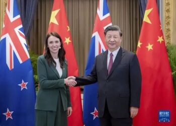 习近平会见新西兰总理阿德恩