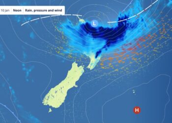 当北岛为2023年第一个热带风暴紧张之时 南岛的这个地方却录得76年最高温