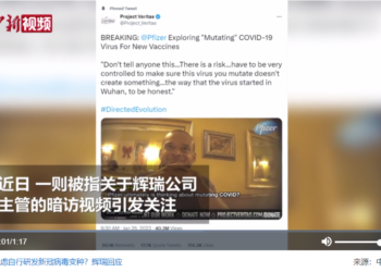 “研发新冠变种病毒”？辉瑞发声